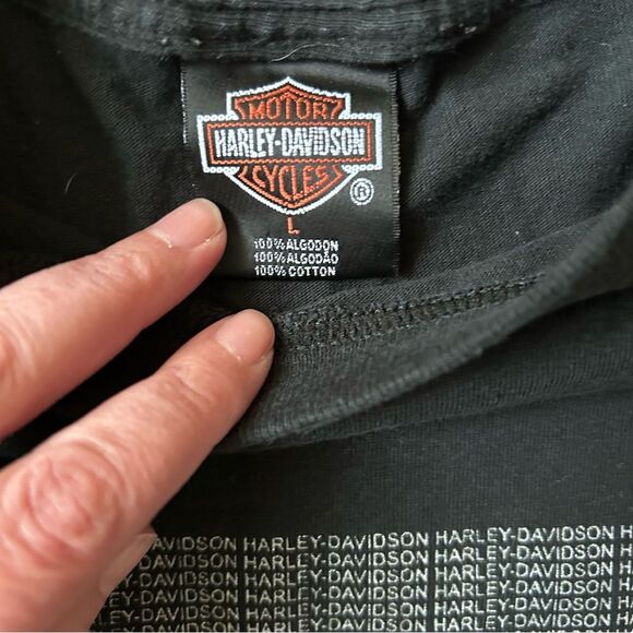 Vintage HARLEY-DAVIDSON Cabo San Lucas Baja, Mexico Graphic T-Shirt - Large - Picture 3 of 6